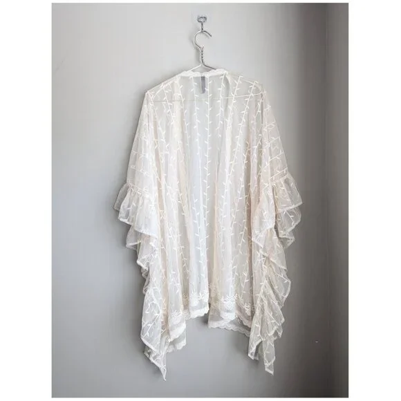 Torrid Lace Ruana Wrap - Picture 6 of 11